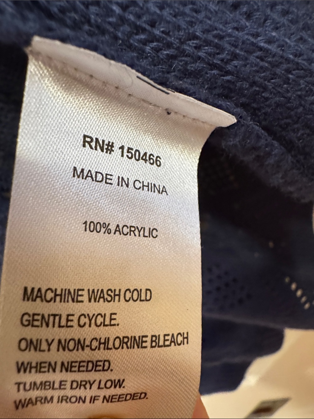 Like New Market & Spruce Navy Open-Front Knit Long Cardigan - Picture 4 of 6